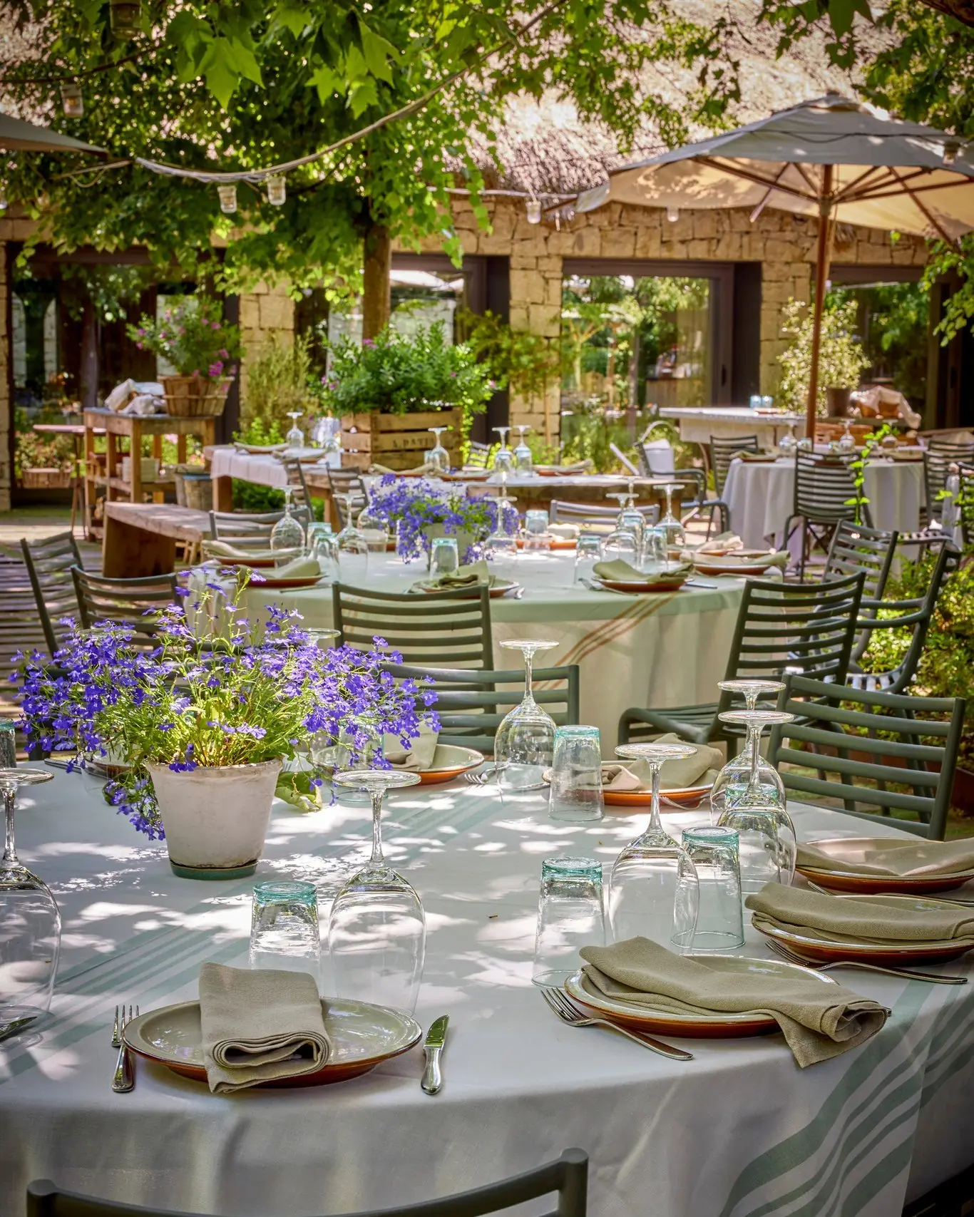 Terraza de Restaurante Filandón en plena naturaleza